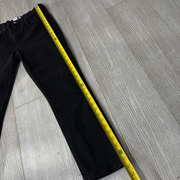 Agolde Merrel Black Straight Leg Jeans size 26 - Picture 14 of 16